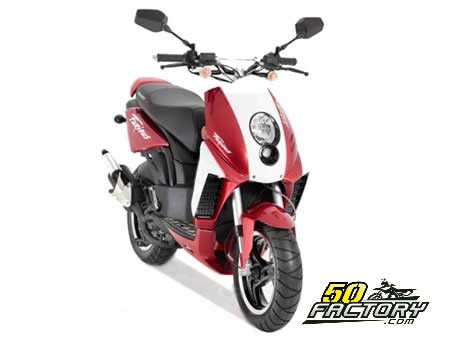 Technical sheet of the scooter Peugeot Ludix Blaster Furious 50cc